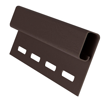 Планка финишная коричневая 3,00м Гранд Лайн (50 шт.уп)