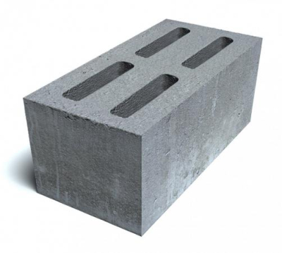 Блок бетонный ПУСТОТЕЛЫЙ  400*200*200 мм (75 шт)  НЕКОНДИЦИЯ