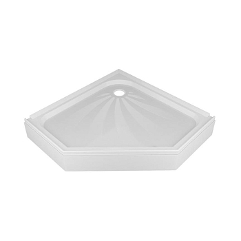 Поддон Alex Baitler, пятиугол 100х100х17, стеклоровинг, в сборе , экран съемный  