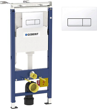 Инсталляция д/унитаза GEBERIT Duofix Платтенбау 3 в1 Delta51,белый 458.125.11.1 ВЫСТОВОЧНЫЙ ОБРАЗЕЦ