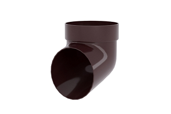 Колено сливное ПВХ шоколадное RAL 8017 Grand Line