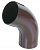 Колено трубы 55 ф90мм ПЭ (Ral 8017 коричневый) ЭКО