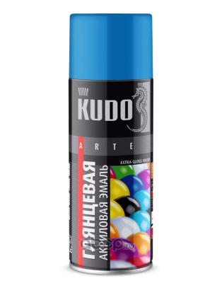 Краска аэрозоль акрил. голубая  520 МЛ (12) 