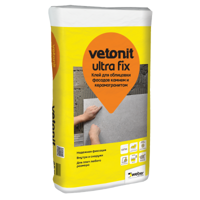 Клей плиточный Vetonit ultra fix  25 кг