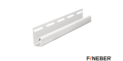 J-профиль белый 3,00 м FineBer (40 шт.уп)