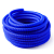 Труба гофрированная защитная 25/21 для труб диаметром 20.мм СИНЯЯ (бухта 50 м)