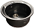Мойка мрамор GranFest Rondo GF-R-520 D=520 мм Чёрный