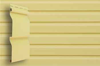 Сайдинг (0,238 х 3,66) S=0.74 м2 Корабельная доска Grand Line Standart золотой песок (22 шт.уп)