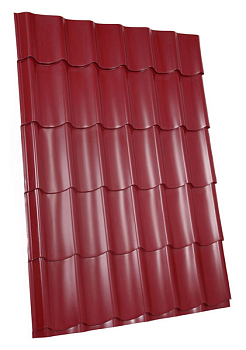Металлочерепица Монтеррей  бордо 1200*1190 (ПЭ-3005) (1 лист -1,428м2)