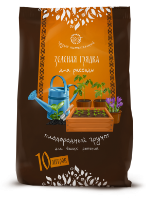 Грунт для рассады 10л Зеленая грядка