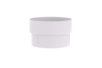 Муфта трубы соединительная ПВХ белая  RAL 9003 Grand Line