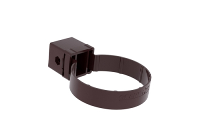 Хомут трубы Kliker Premium шоколадный инд.упак.RAL 8017