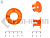 Потолочная нейлоновая втулка М20