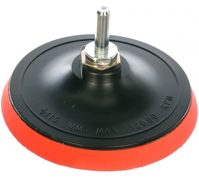 Насадка для дрели и УШМ с липучкой D=115мм 