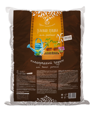 Грунт для рассады 25л Зеленая грядка