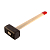 Кувалда, 6000 г, кованная, деревянная ручка 10963