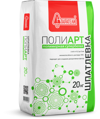 Шпатлевка полимерная Полиарт 20кг Старатели