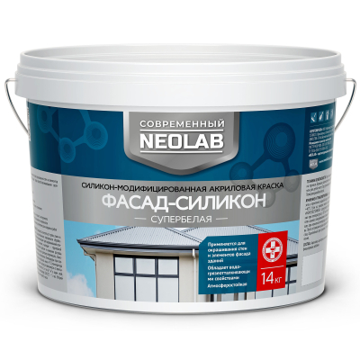 Краска фасадная Фасад-Силикон 14 кг NEOLAB