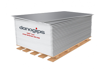 Гипсокартон ГКЛ 12,5 мм обычный 2500*1200 мм Danogips 68 шт в палете