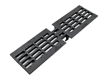 Решётка водоприемная STANDART 100 чугунная щелевая (500*136*38 мм)