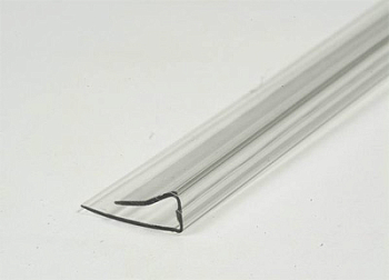 Профиль торцевой ПТ 10мм L=2,1м прозрачный