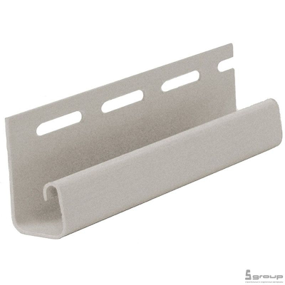 J-профиль к фасадной панели белый FineBer 3,0 м