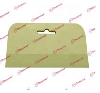 Шпатель резиновый 100мм белый Политех. 1056100