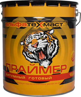 Праймер битумный готовый АльфаТехМаст  ведро 16 кг (33 шт)