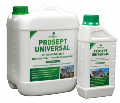 Антисептик для внутренних и наружных работ 1 л концентрат 1:10 ПРОСЕПТ UNIVERSAL