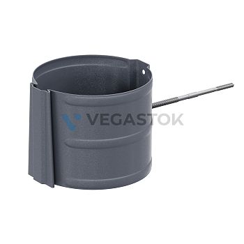 Крепление трубы на кирпич ф90 ПЭ (Ral 7024 графит) ЭКО